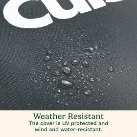 Universal-fit Cuisinart grill cover designed for 60 x 24 x 46 inches grills.