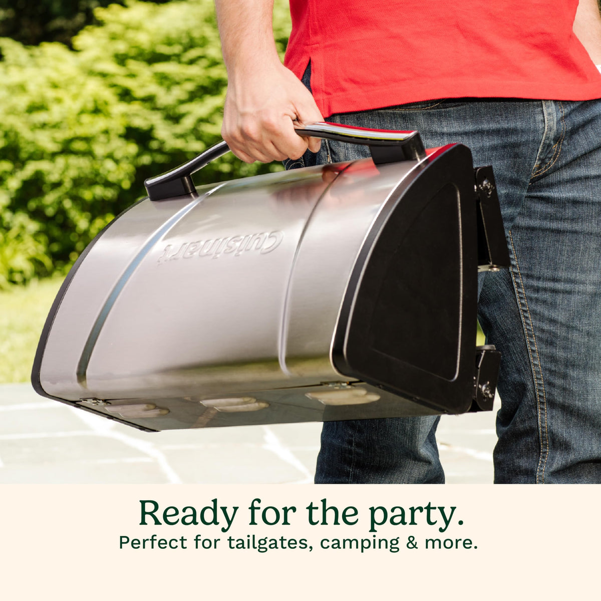 Dishwasher-safe grate on the Grillster for effortless cleanup