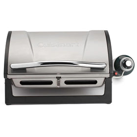 Push ignition feature on the Grillster for quick starts