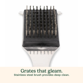 Heavy-duty scraper tackles stubborn grease and food residues