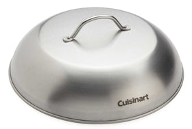 Cuisinart melting dome covers a large grill for even cooking