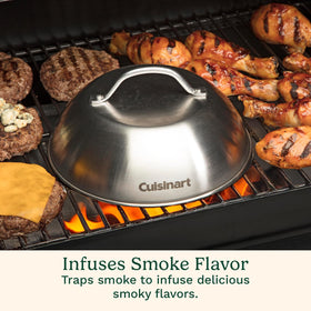 Cuisinart melting dome steams vegetables while maintaining texture and color.