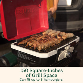 Cuisinart Petite Gourmet Twist-start ignition for fast startup during outdoor cooking.