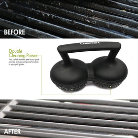 Cuisinart Power Scour tackles baked-on grease on any grate effectively.