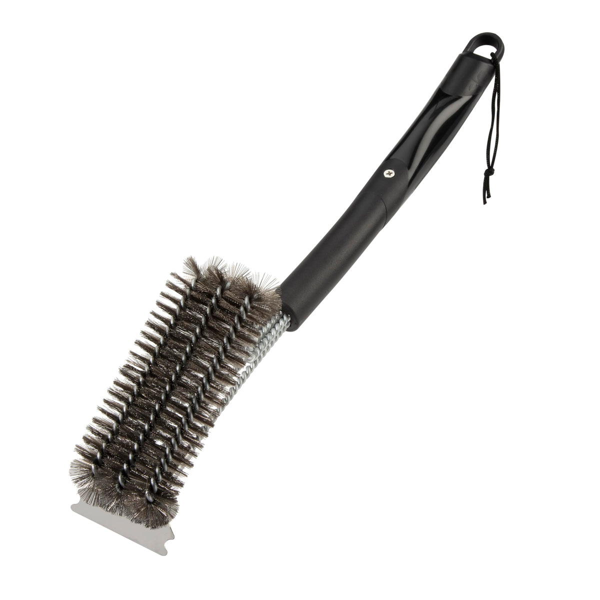 Cuisinart triple bristle brush with scraper cleans grates quickly