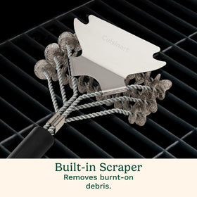 Cuisinart Triple Coil Brush rust resistant stainless frame and durable build