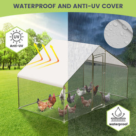 CuisinSmart PVC-coated hexagonal mesh walls deter predators while promoting airflow.