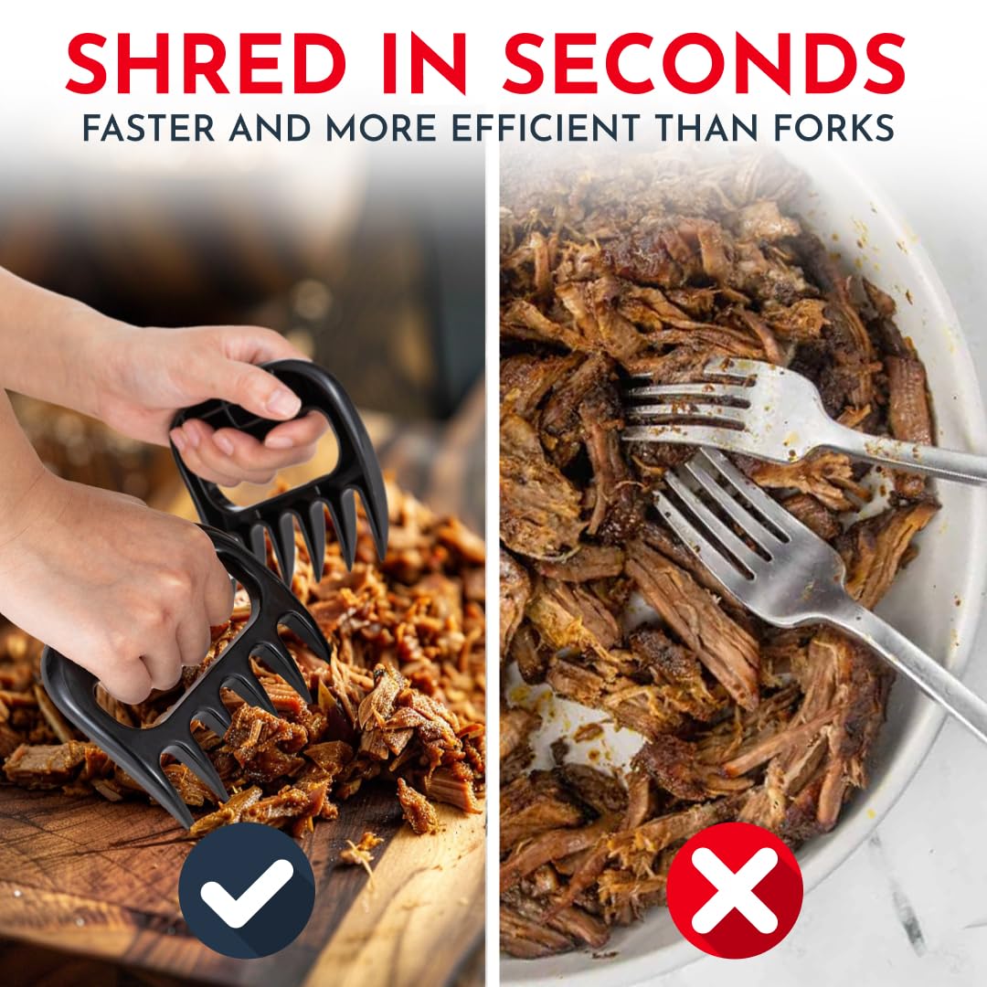 Culinary Couture dishwasher-safe claws simplify cleanup after grilling sessions.