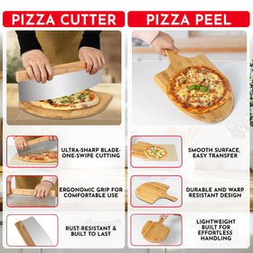 Culinary Couture pizza stone porous surface detail highlights moisture absorption.