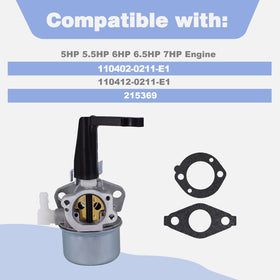 CULMKARI carburetor kit components spread neatly for easy selection and replacement.