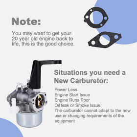 CULMKARI carburetor kit installed on a tiller engine during maintenance.