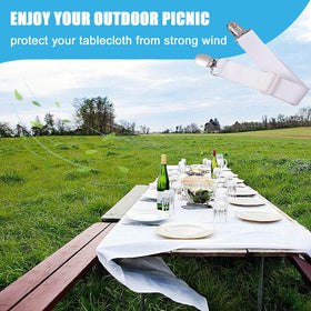 CUNGLIN tablecloth clips keep surfaces clean and tables tidy