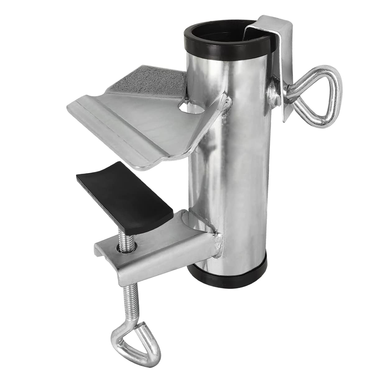 Cunguv upgrade umbrella clamp stand securing a patio pole for shade
