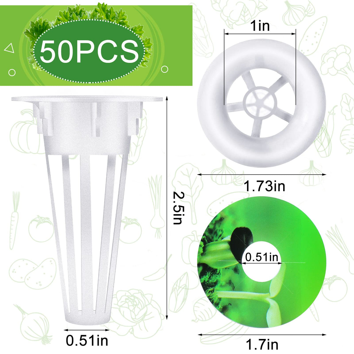 Cunhill PVC seed pot label for reliable plant tracking.