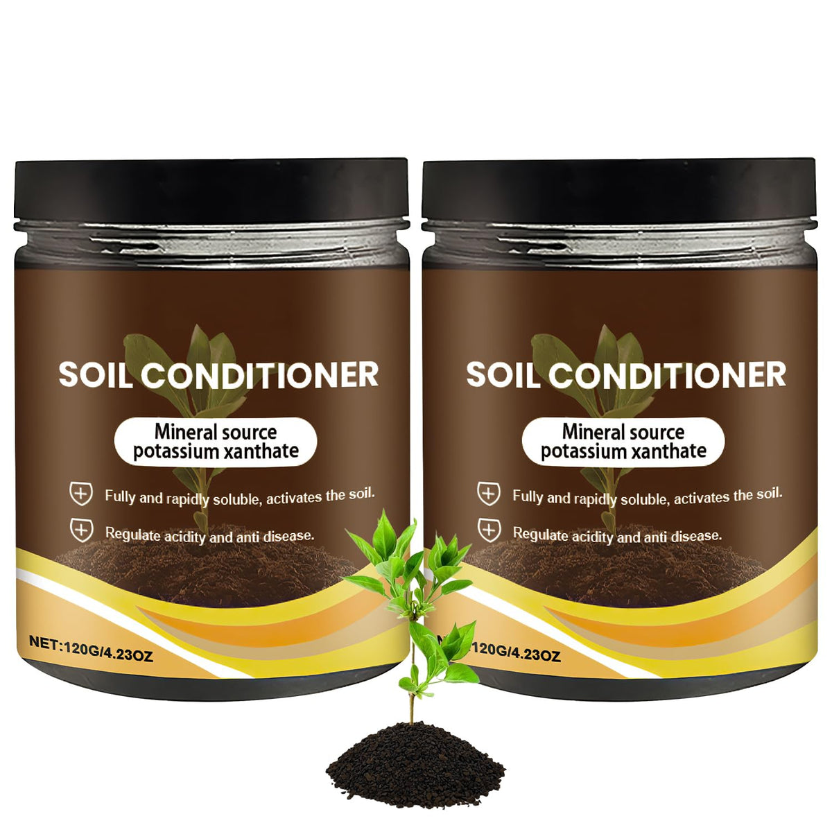 Cuoct Soil Activator bottle pour for easy garden application