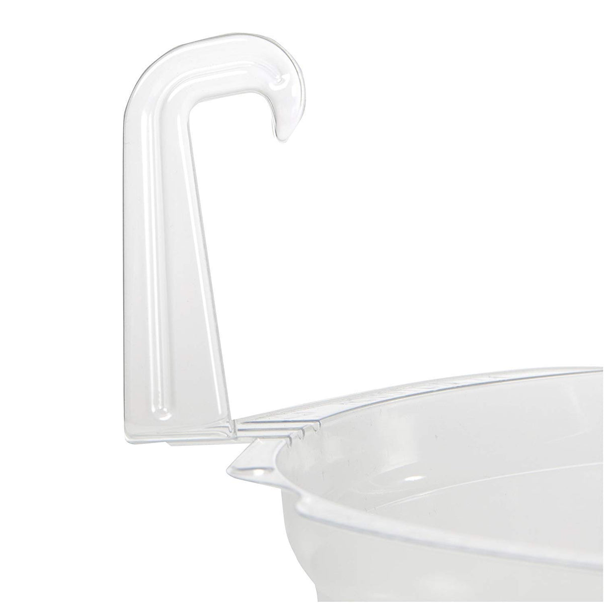 Curtis Wagner clear drip pan saucer boosts humidity near plant roots.