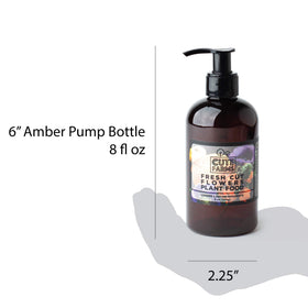 Cute Farms Fresh Cut Flower Food dispensing pump ensures precise dosing