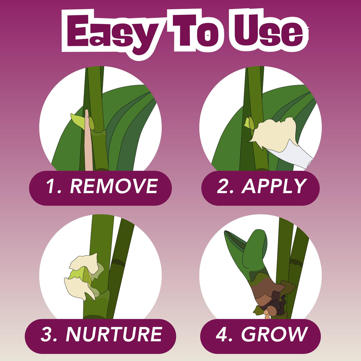 Cute Farms cloning paste for houseplants supports fresh shoots and fuller vines.