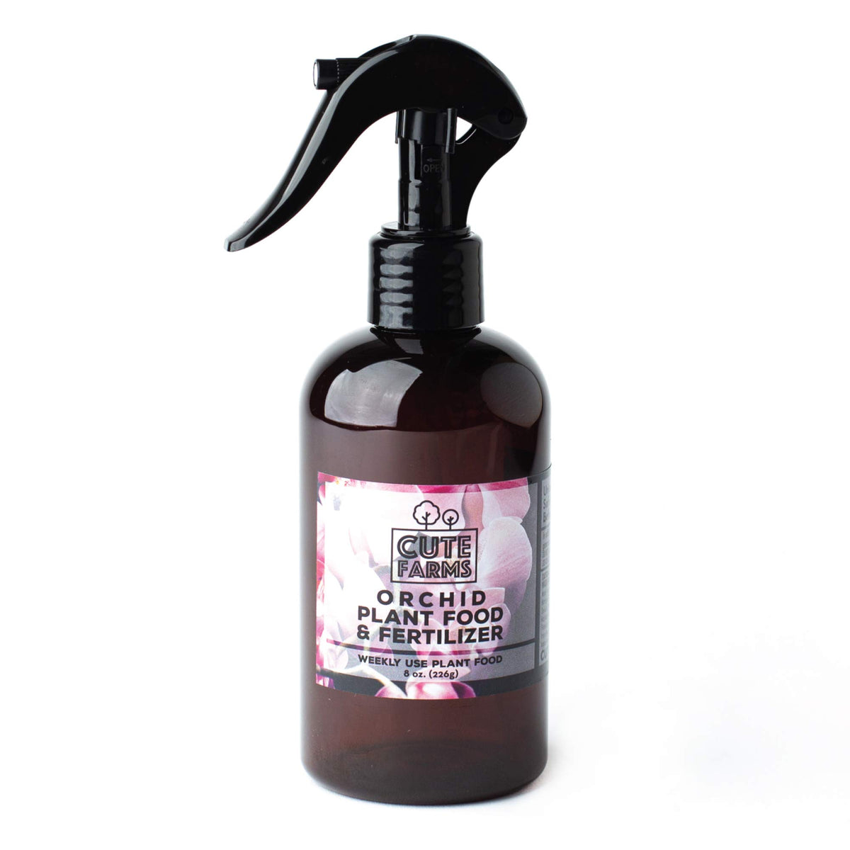 Cute Farms Orchid leaves misted to boost hydration and color.