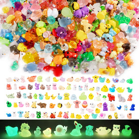 Cuteseven glow in dark figures for party decor and crafts