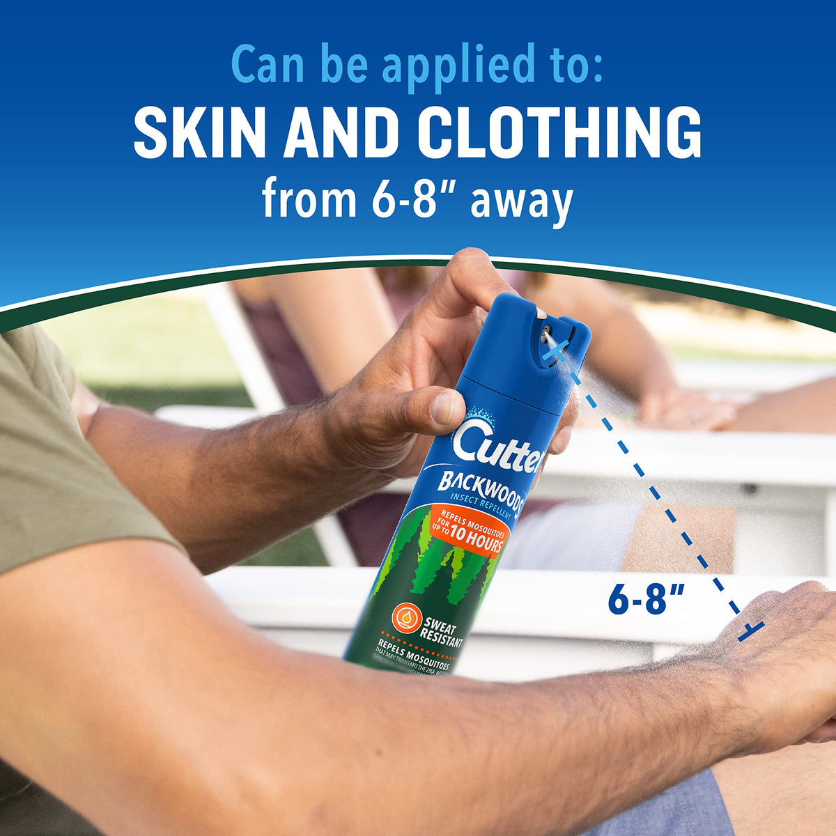 Cutter Backwoods camping and hiking essentials for bug-free outdoor time.