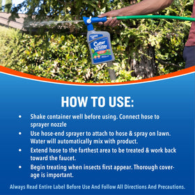 Cutter product protecting against fleas and ants on patios and grass
