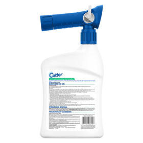 Family-friendly backyard scene with Cutter Essentials reducing pests.
