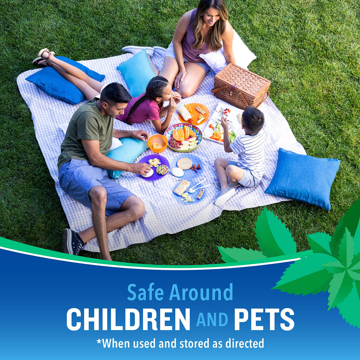 Cutter Essentials Outdoor Fogger safe around children when used as directed.