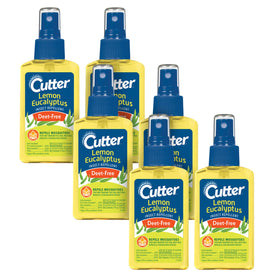 Cutter Lemon Eucalyptus pump spray provides up to 6 hours of mosquito protection.