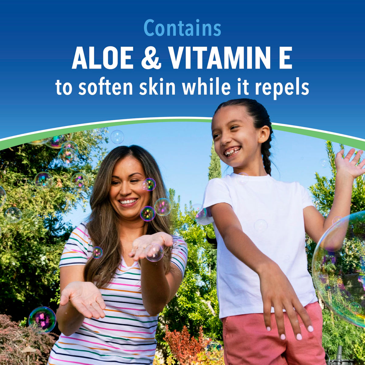 Cutter Skinsations against mosquitoes and ticks during yard time