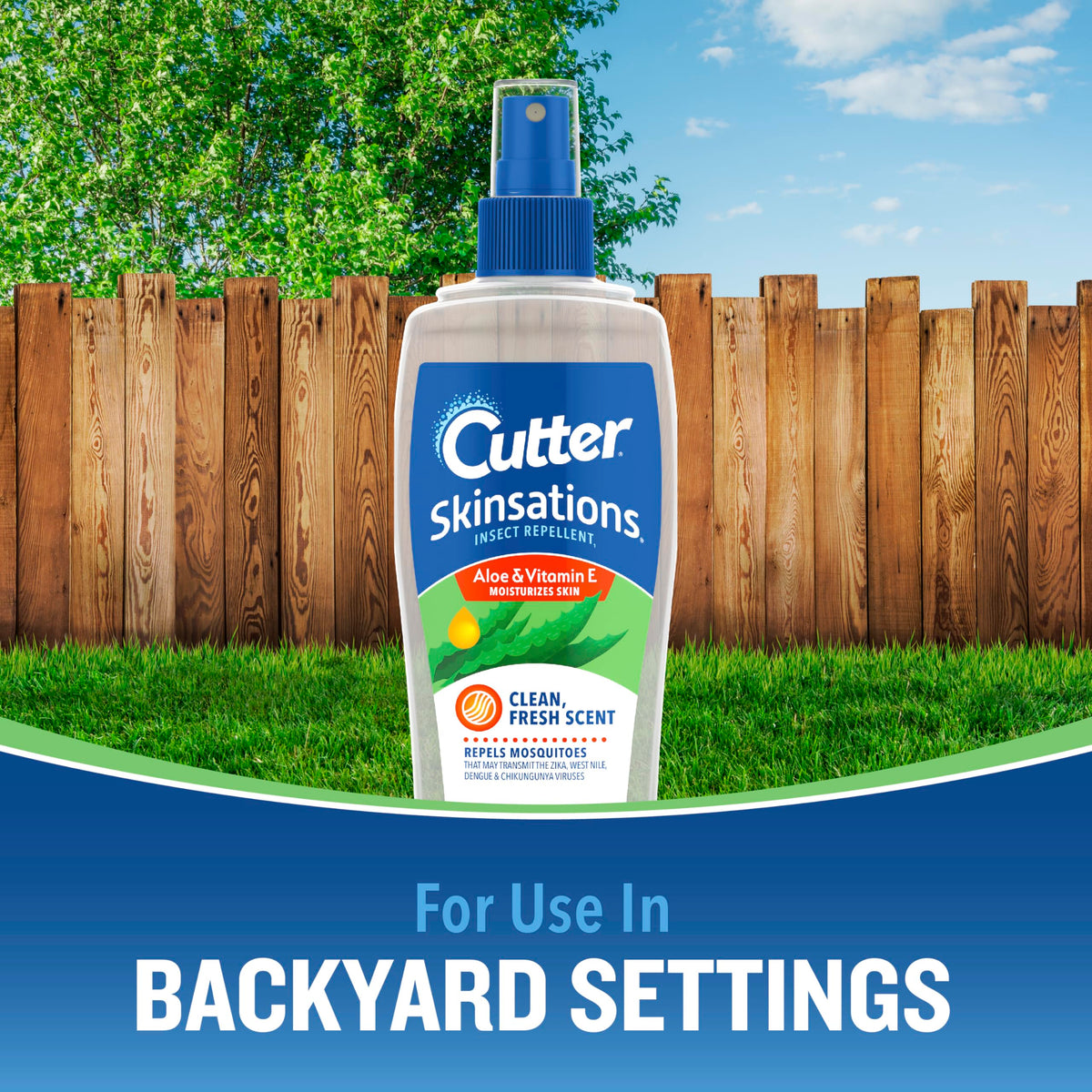 Cutter Skinsations packaging 12-pack suggests ready supply for family outdoor adventures