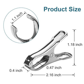 Cuxeedi stainless-steel greenhouse clamps close-up with smooth edges