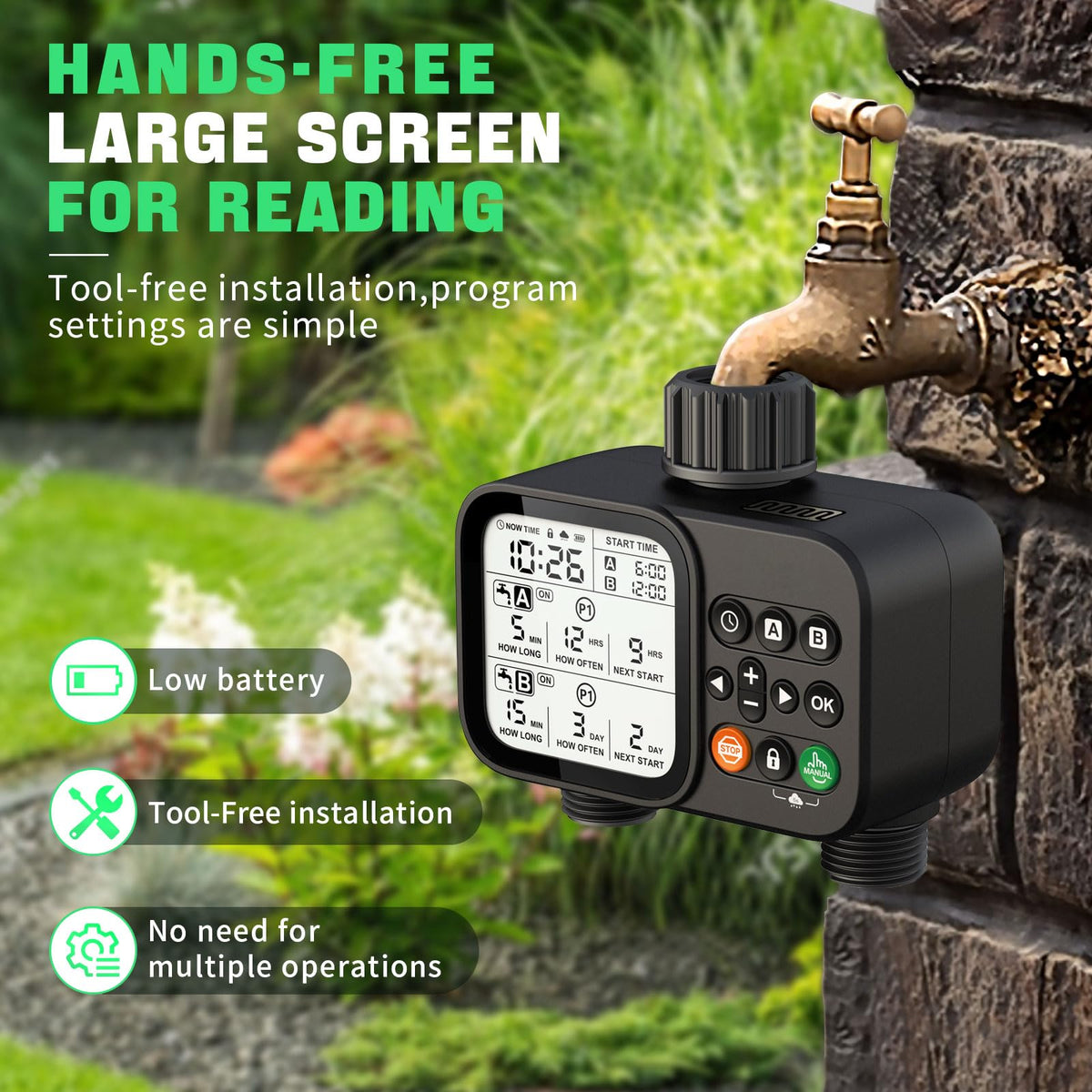 Cuxichuxinxi automatic watering scheduling helps plan regular irrigation.