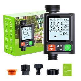Cuxichuxinxi sprinkler timer shows precise garden irrigation capability in a clean product shot