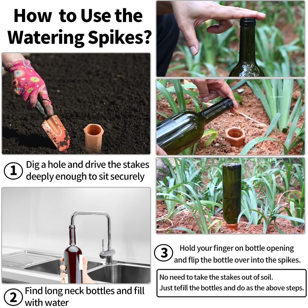 CUZZME self-watering device keeps soil hydrated during trips.