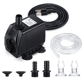 CWKJTOP fountain pump front view shows compact, discreet placement.