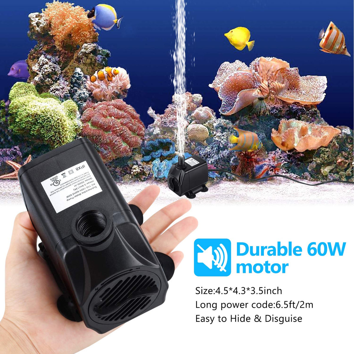 CWKJTOP suction cups keep the pump steady on any surface.