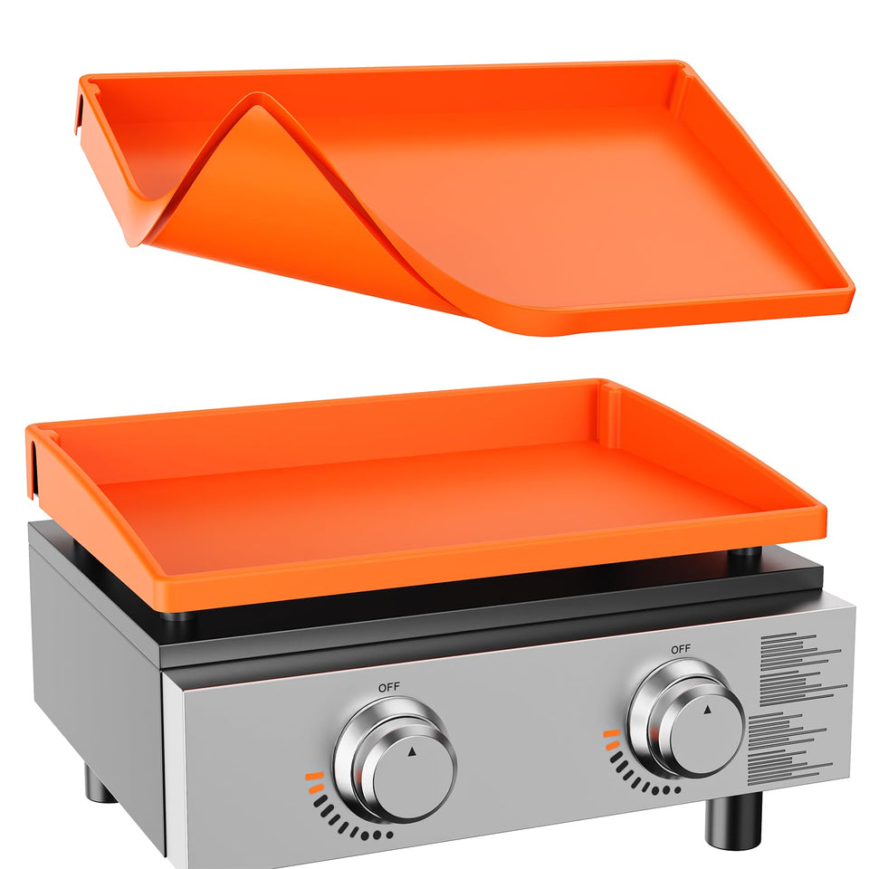 Cxesp 22-inch silicone griddle mat fits Blackstone and protects the surface from dust.