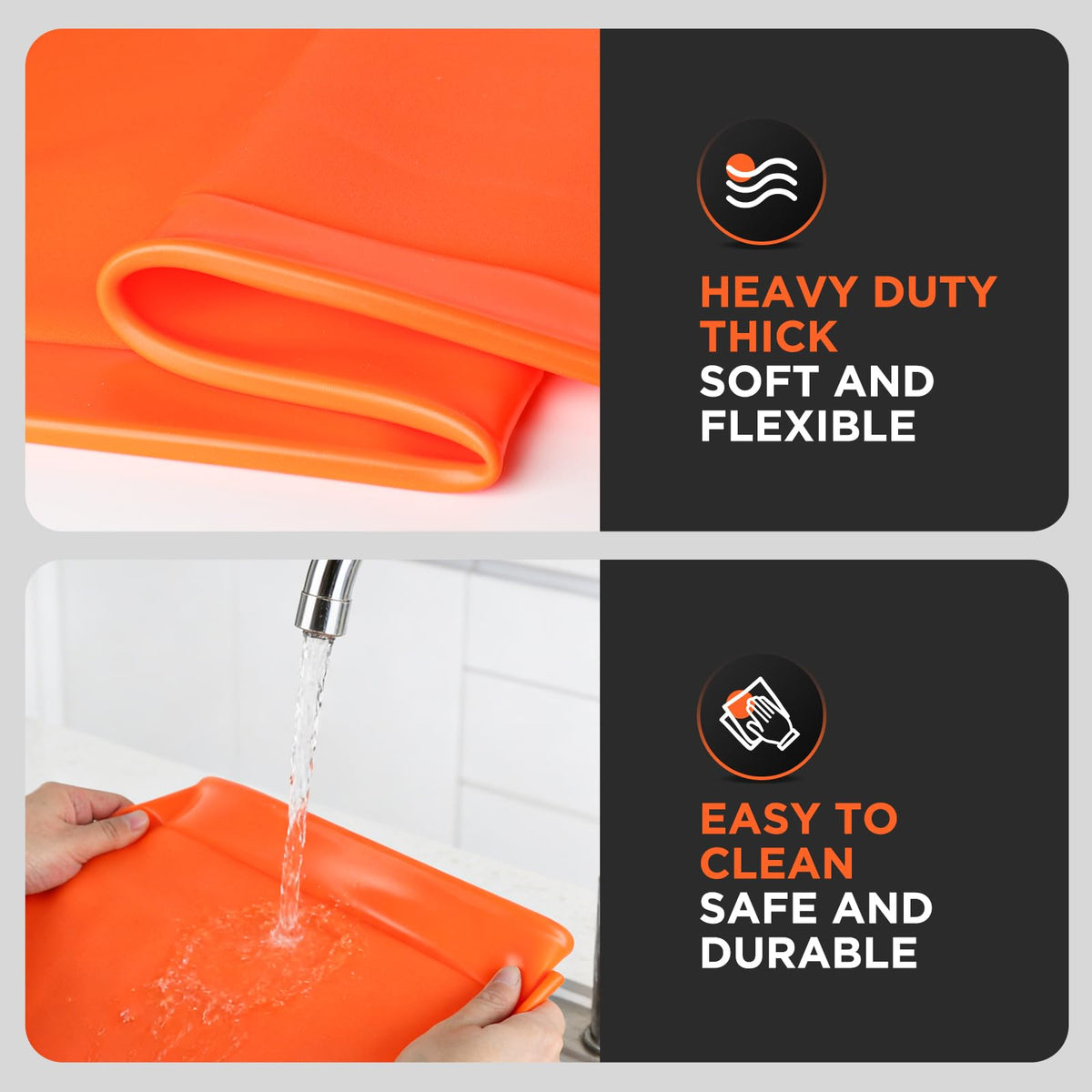 Cxesp easy-clean nonstick surface cleans in seconds after grilling.