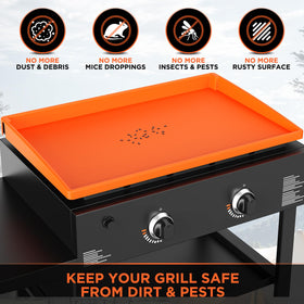 Cxesp heavy-duty silicone griddle cover prolongs life with durable protection.
