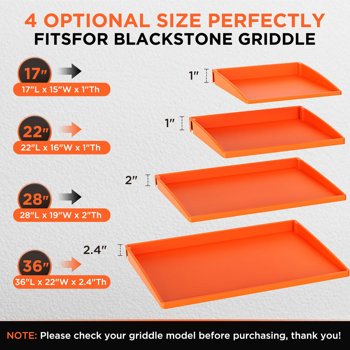 Cxesp Omni-compatible mat guards multiple Blackstone plates for year-round use.