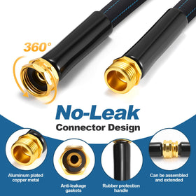 CXEZSIK 50ft no-kink design prevents tangling for smooth watering sessions