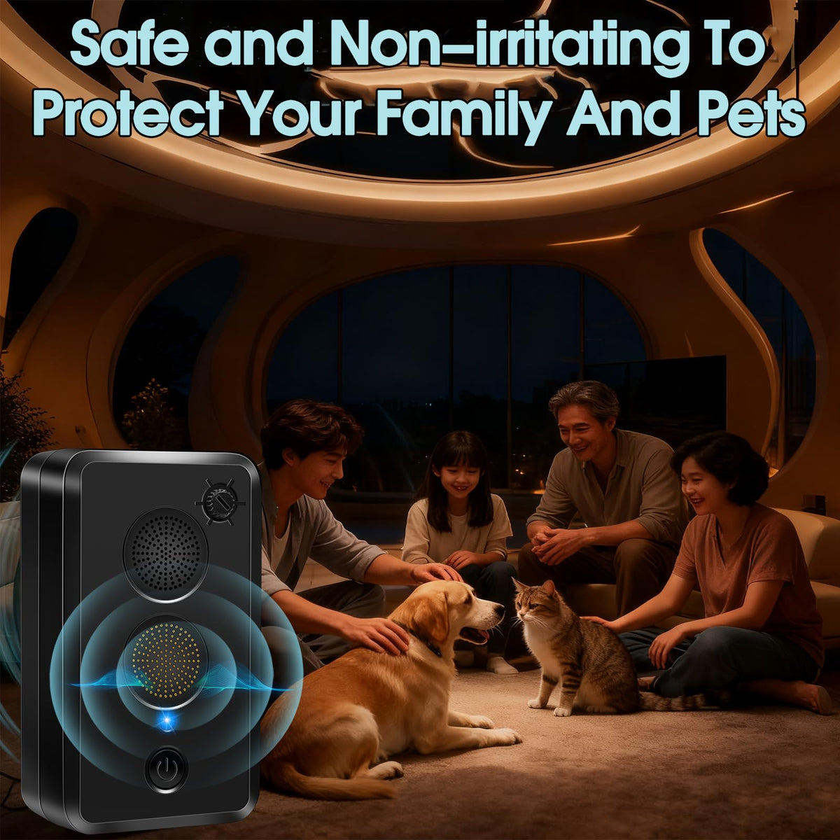 CXIENAOY 360-degree emission image conveys wide-area coverage protection.