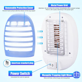 CXIENAOY bug zapper compact design fits in any room outlet.
