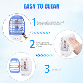 CXIENAOY bug zapper ultra-quiet operation for undisturbed nights.