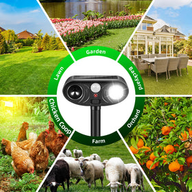 CXIENAOY outdoor-ready deterrent suits patios, yards, and fences.