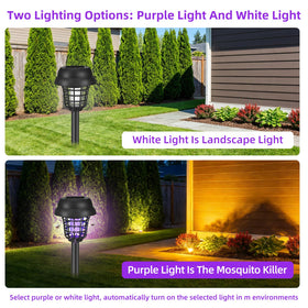 CXIENAOY solar bug zapper outdoor panel closeup highlights energy-efficient charging