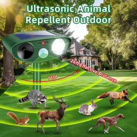 CXIENAOY bright LED strobe enhances deterrence while keeping pets safe