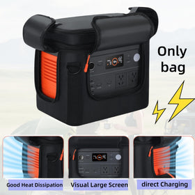 Cxinesbag external zipper openings allow direct access for charging on the go.