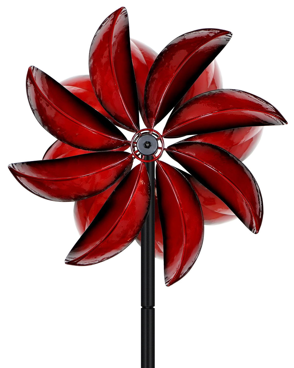 Cyan Oasis gift-ready wind spinner for garden enthusiasts.